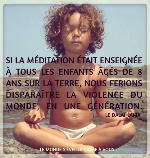 Meditation enfants